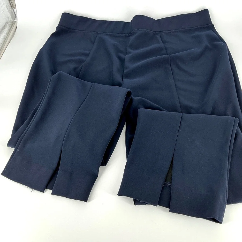Joseph Ribkoff Womens Size 14 16 Navy Blue Stretch Straight Leg Pants - Picture 1 of 7